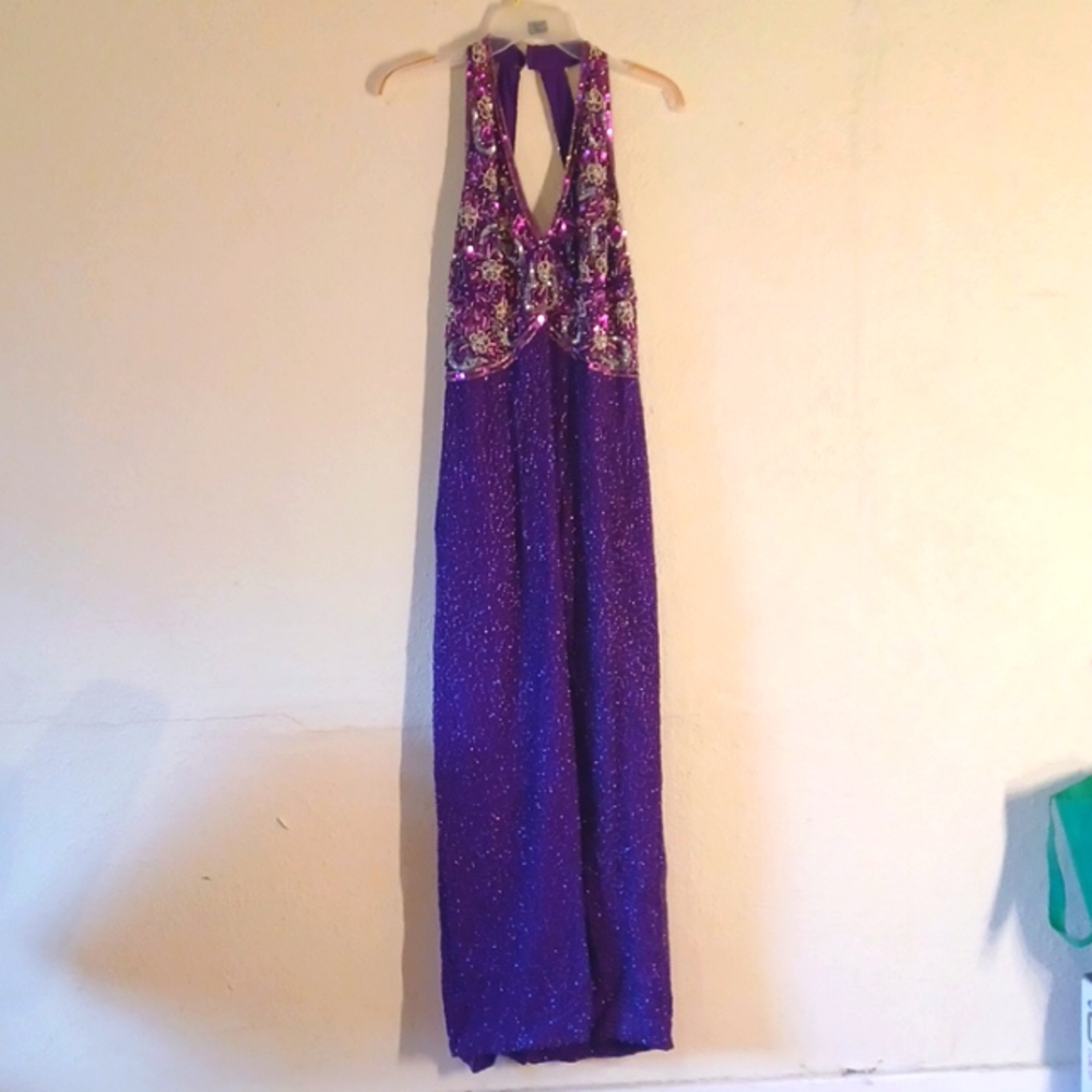 mardi gras evening gown